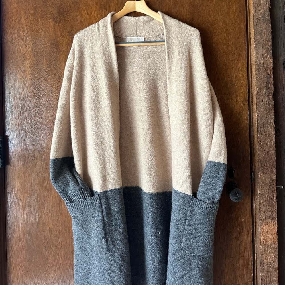 Two tone Michael Kors cardigan size medium